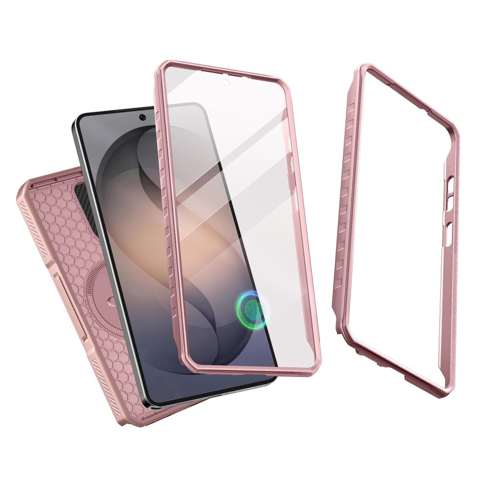 Dėklas Tech-Protect Kevlar MagSafe Galaxy S26 Ultra, rožinis