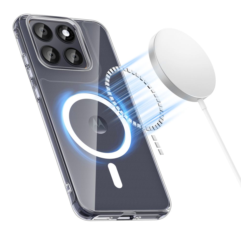 Dėklas Tech-Protect FlexAir Hybrid MagSafe Motorola Edge 70 Fusion / Fusion+ 5G, skaidrus