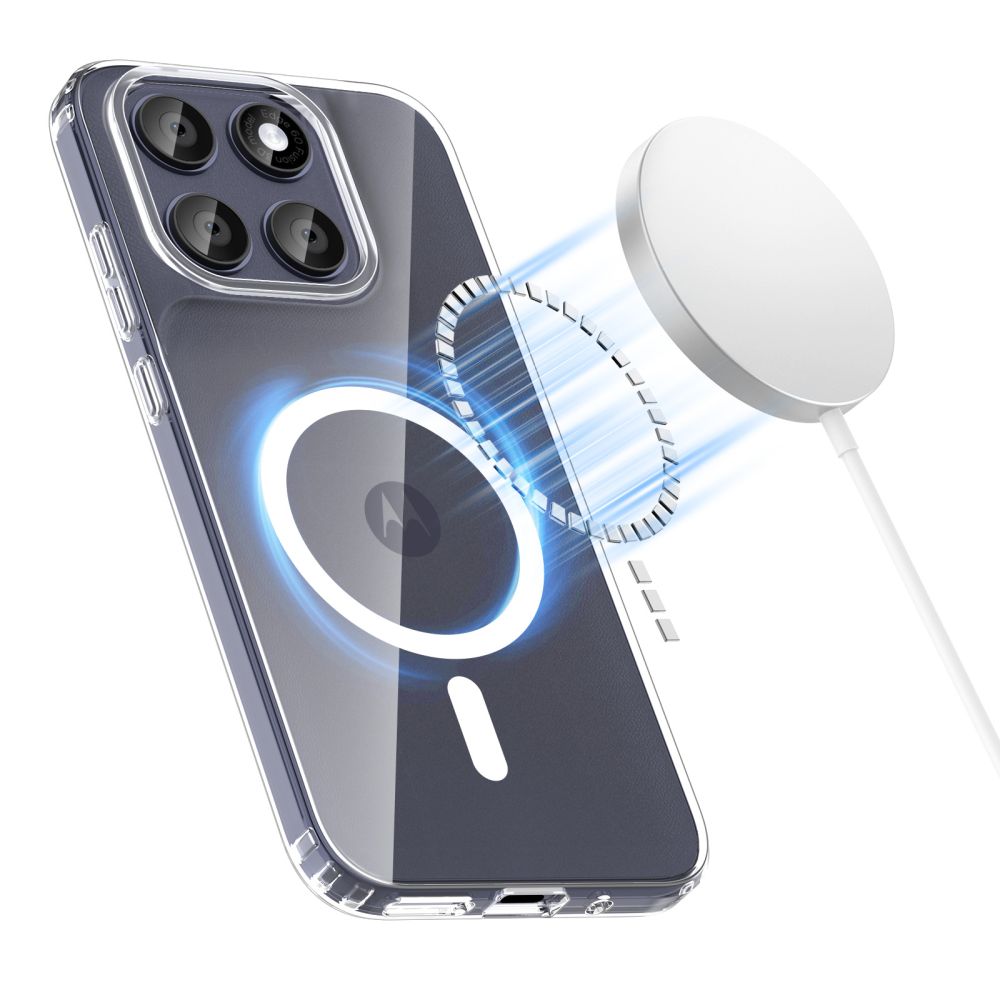 Dėklas Tech-Protect FlexAir Hybrid MagSafe Motorola Moto G67 / G77 / G87, skaidrus