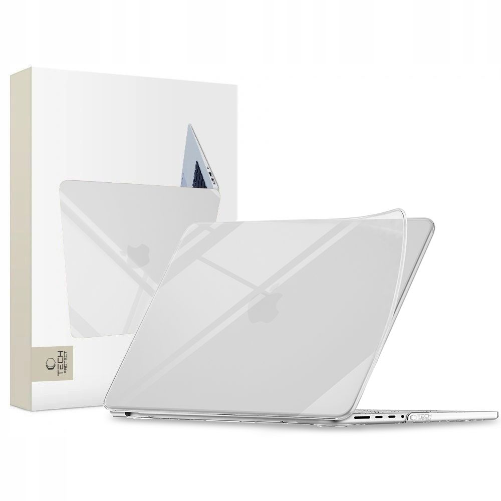 Dėklas Tech-Protect Softshell MacBook Pro 16 M1-M5 / M5 Pro / M5 Pro Max (2021-2026), skaidrus