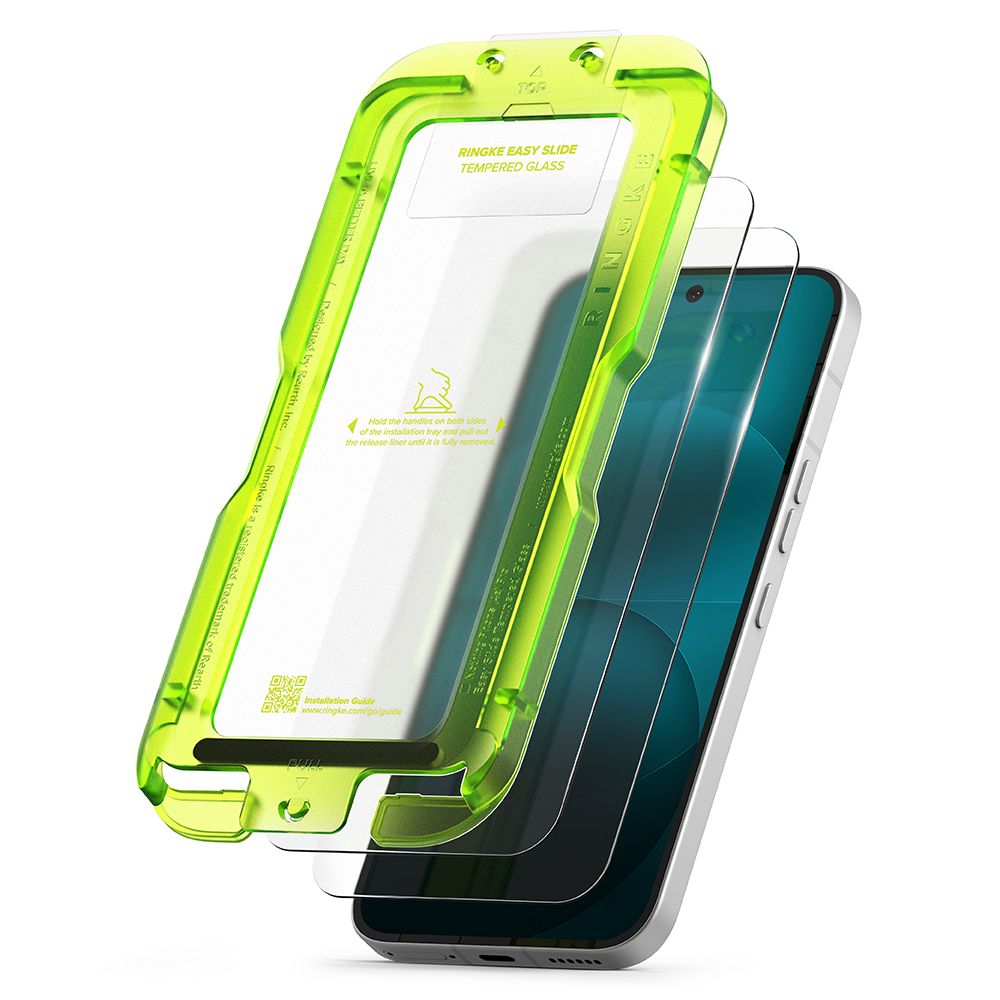 Apsauginis stiklas Ringke Easy Slide Nothing Phone 4A Pro, 2 vnt., skaidrus