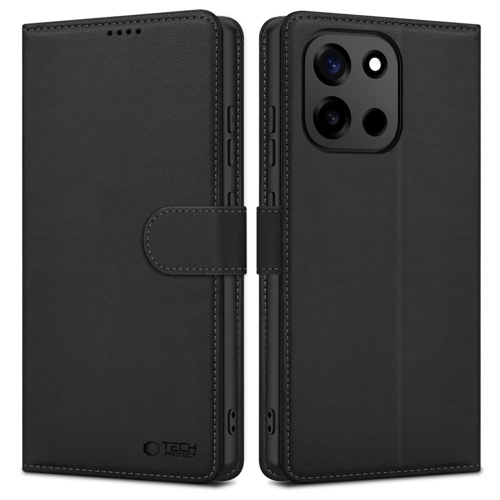 Dėklas Tech-Protect Wallet OnePlus Nord 6, juodas