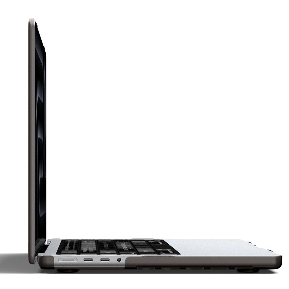 Dėklas Spigen AirSkin MacBook Pro 14 M1-M5 Pro / M5 Pro Max 2021-2026, matinis juodas