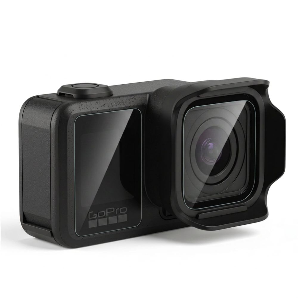 Apsauginis rinkinys Tech-Protect Foil & Glass Fit+ GoPro Mission 1 / Pro, 2 vnt., skaidrus