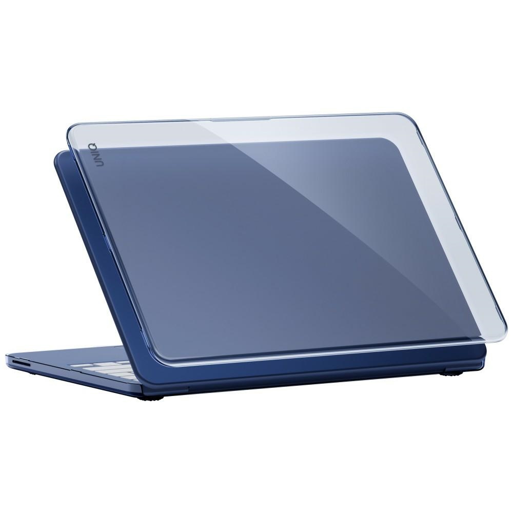 Uniq Vero dėklas MacBook Neo - Pusiau skaidri tamsiai mėlyna