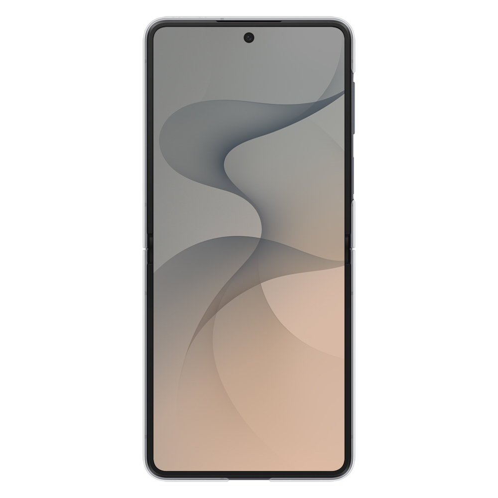 Samsung Flipsuit dėklas Samsung Galaxy Z Flip 8 su interaktyvia LED kortele - pilka