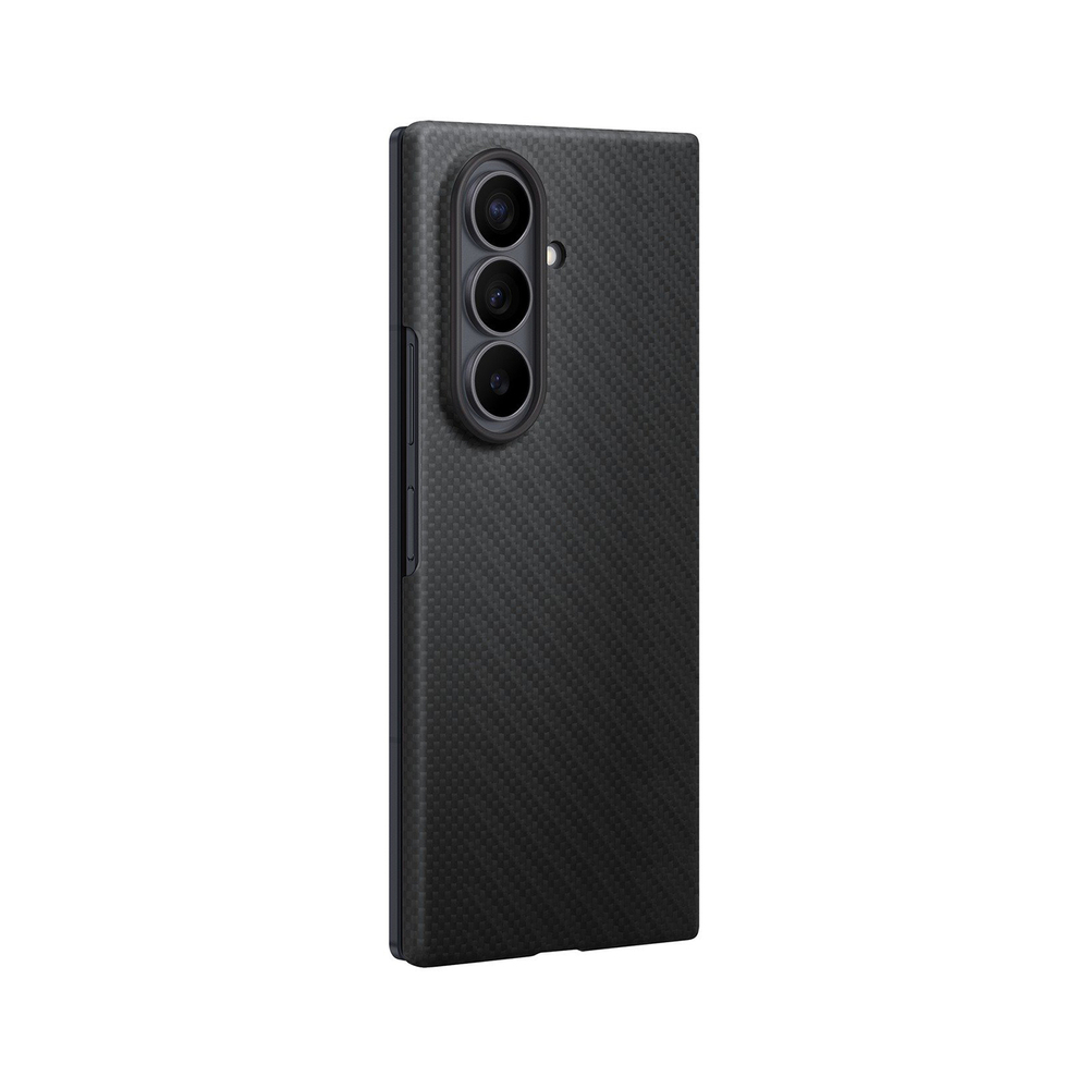 Samsung Carbon Magnet Case Samsung Galaxy Z Fold 8 Ultra, suderinama su MagSafe + 2 atsispindžiavimo plėvelės - juoda