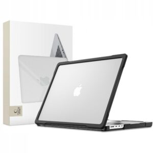 Dėklas Tech-Protect Velar MacBook Pro 16 M1-M5 / M5 Pro / M5 Pro Max 2021-2026, juodas / matinis skaidrus