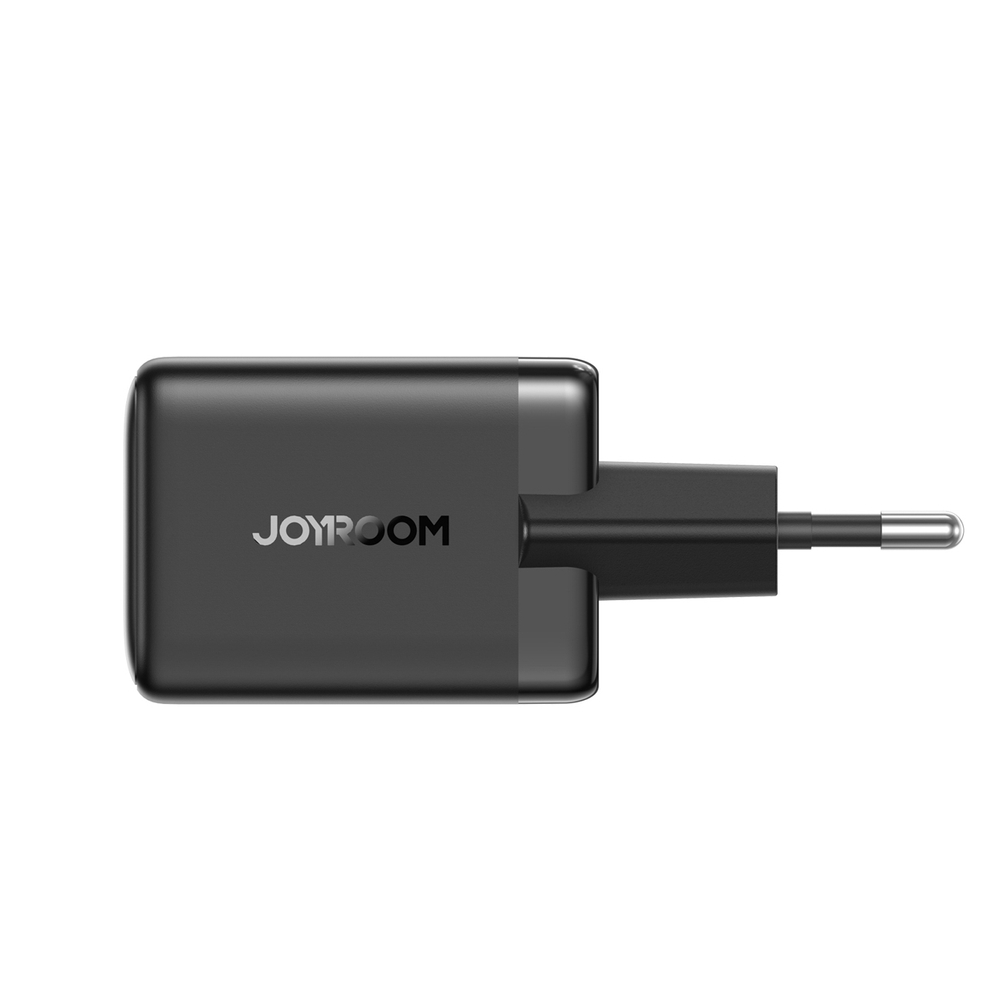 Joyroom JR-TG8 GaN 45W USB-C + USB-A sienininis įkroviklis - Juodas