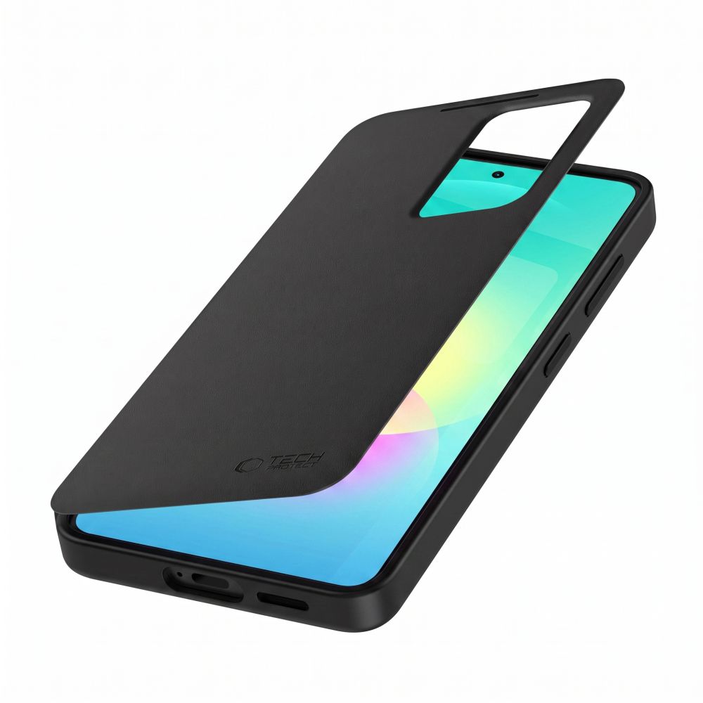 Dėklas Tech-Protect Smart Wallet Samsung Galaxy A27 5G, matinis juodas