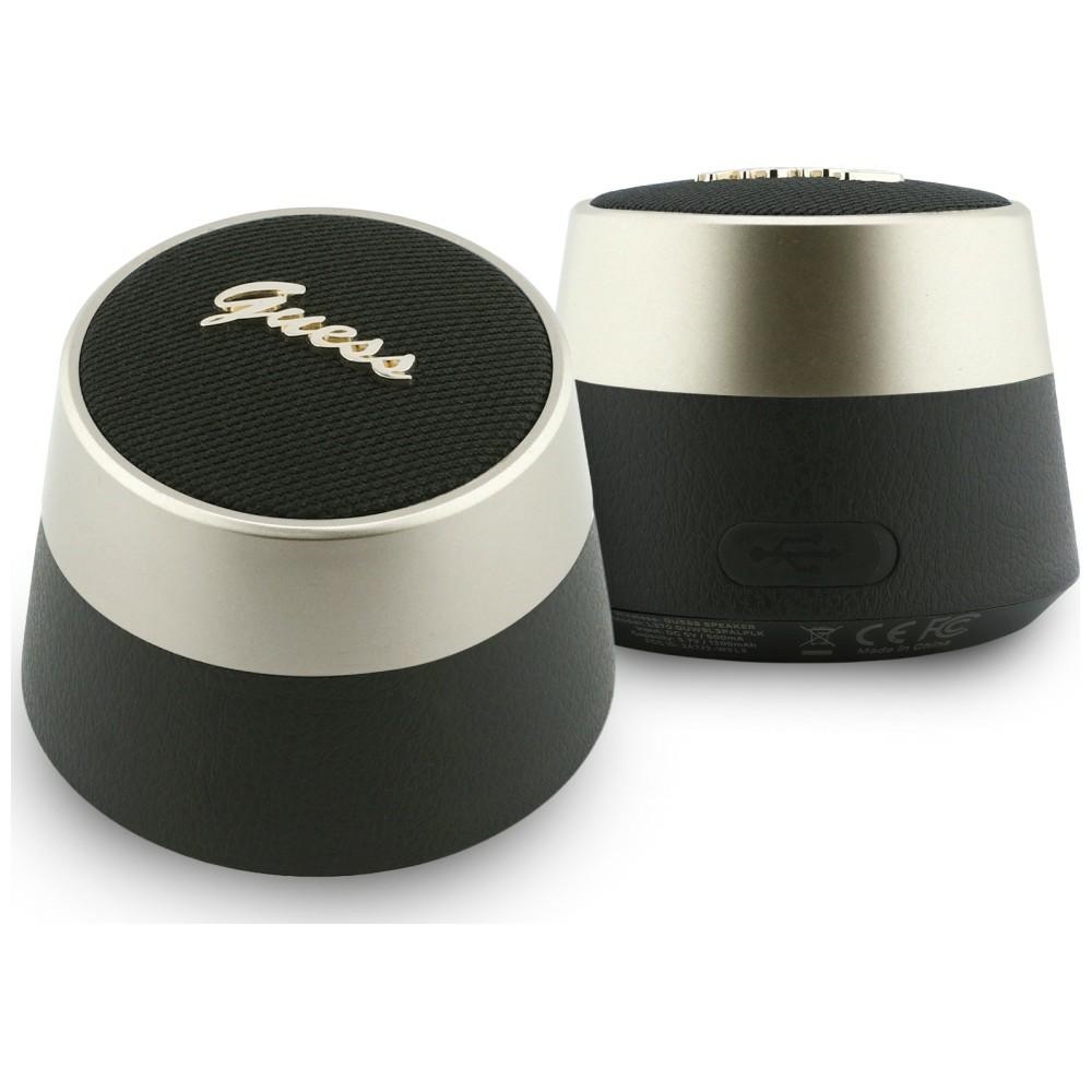 Bluetooth garsiakalbis Guess 5W Script Metal Logo - juodas