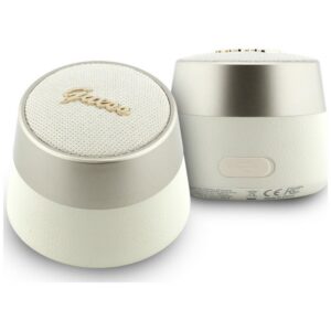 Bluetooth garsiakalbis Guess 5W Script Metal Logo - auksinis