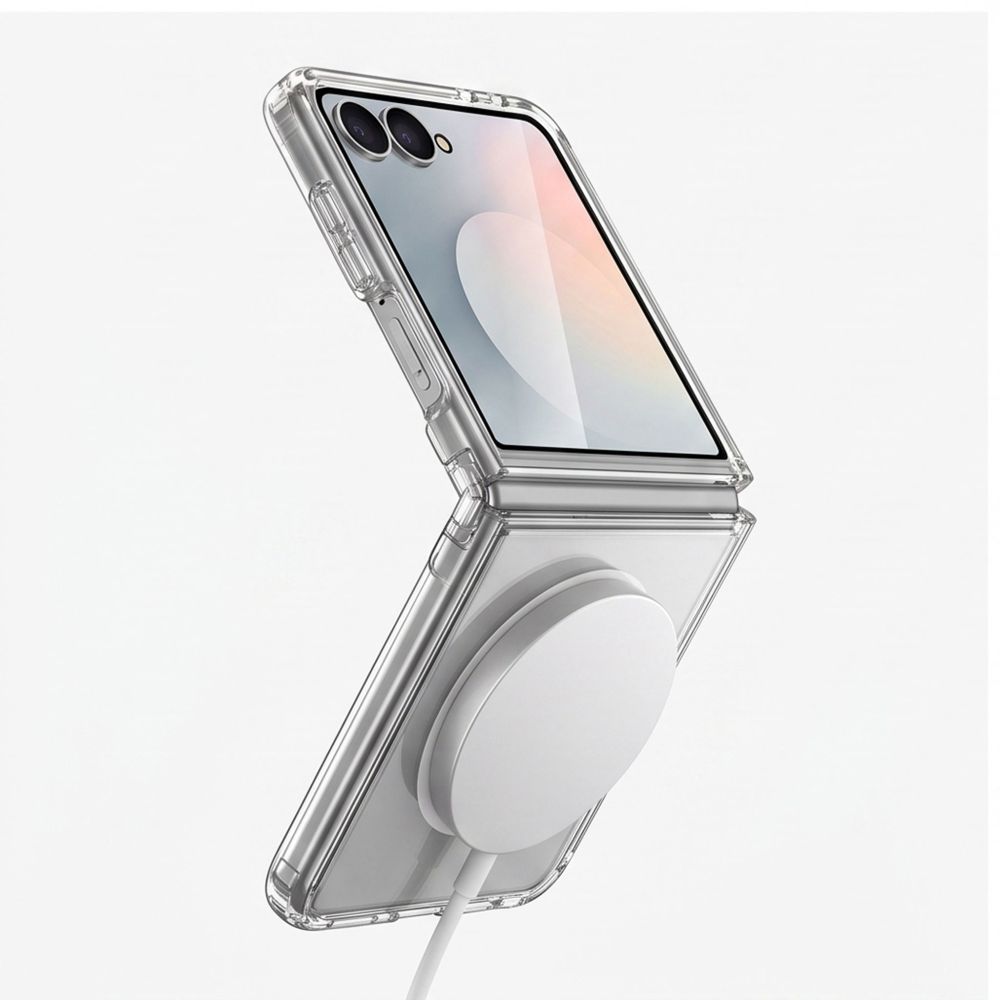 Dėklas Tech-Protect FlexAir Hybrid MagSafe Galaxy Z Flip 8, skaidrus