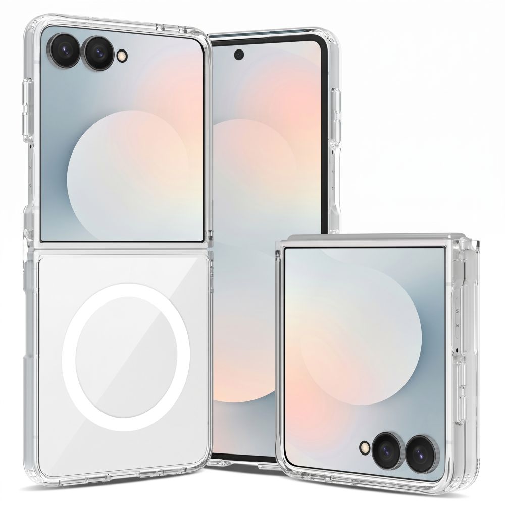 Dėklas Tech-Protect FlexAir Hybrid MagSafe Galaxy Z Flip 8, skaidrus