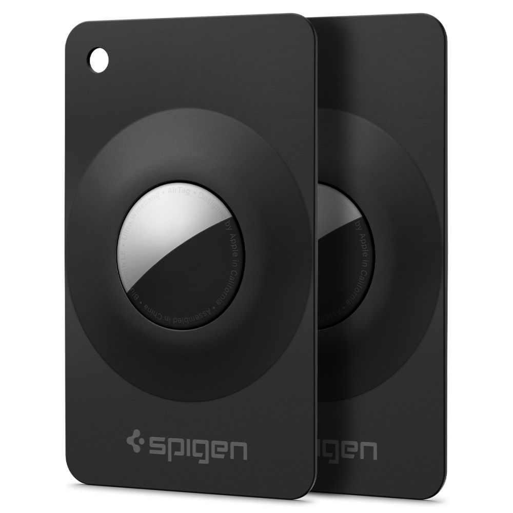 Dėklas Apple AirTag Spigen AirFit 2, 2 vnt., juodas