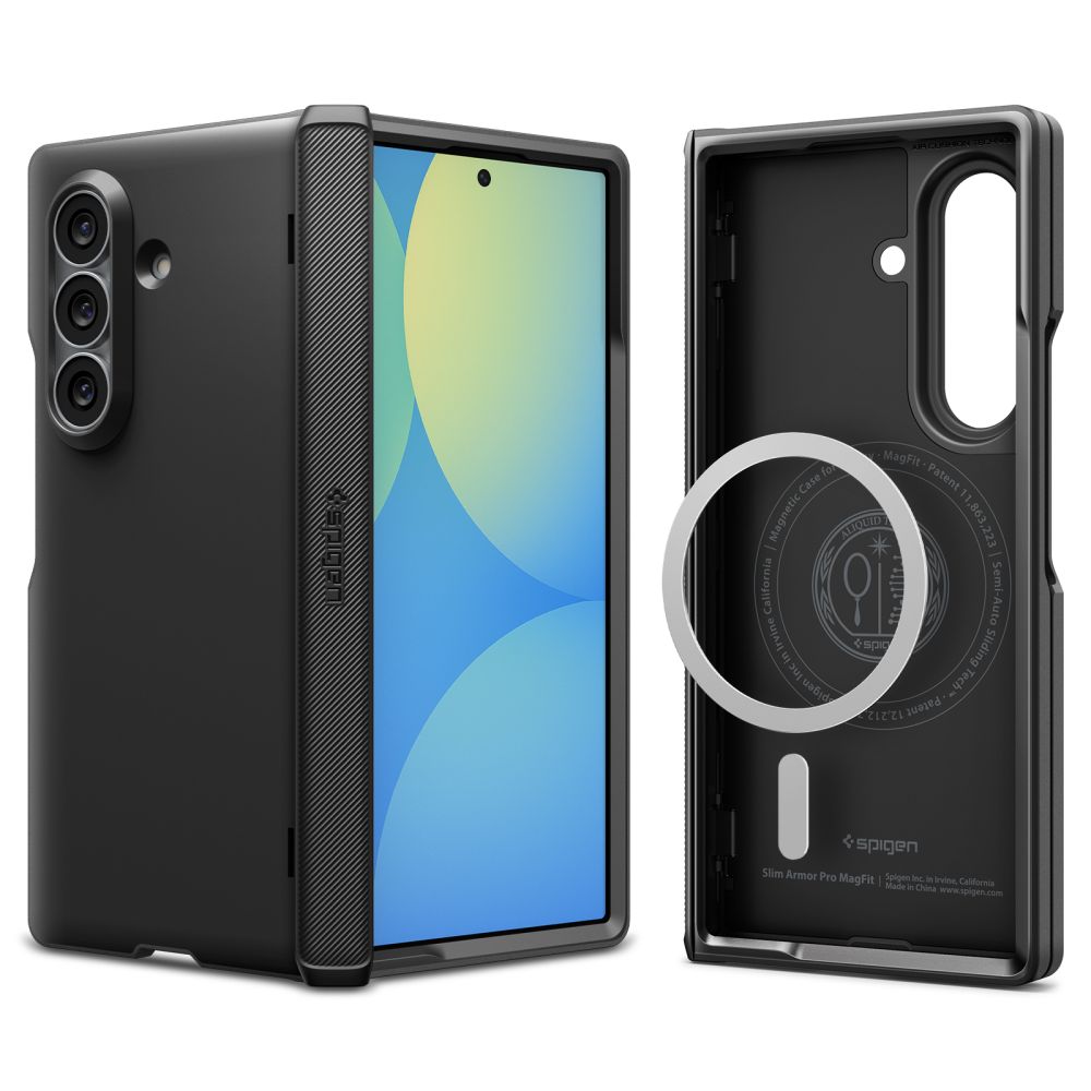 Dėklas Spigen Slim Armor Pro MagSafe Galaxy Z Fold 8 Ultra, juodas