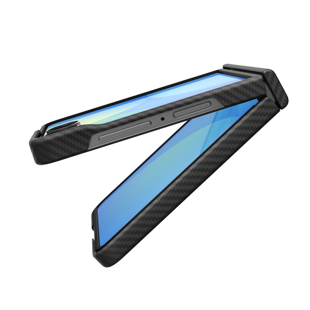 Dėklas Spigen AirSkin Aramid Galaxy Z Flip 8, juodas