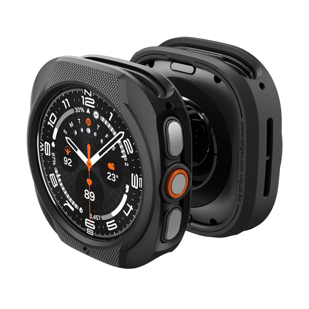 Dėklas Spigen Liquid Air Samsung Galaxy Watch Ultra 2 (2026) 47 mm, matinis juodas