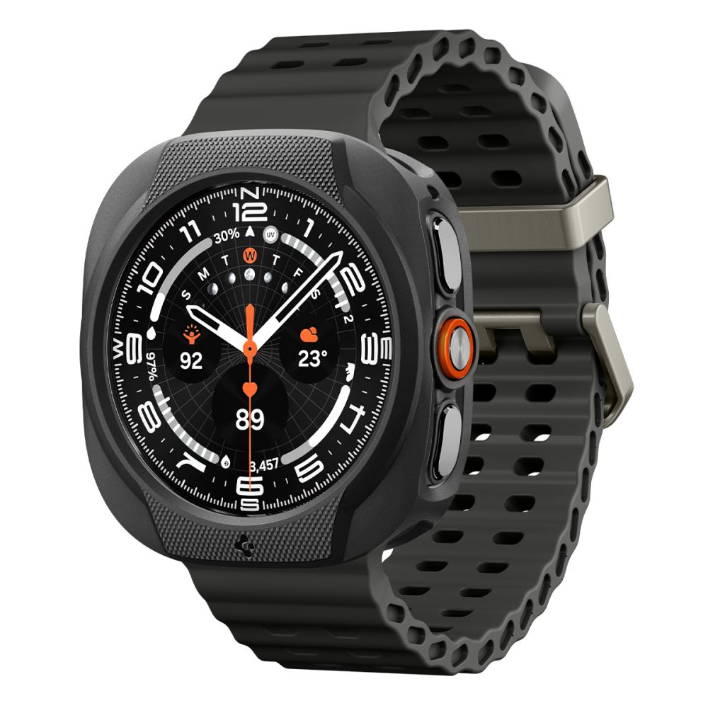 Dėklas Spigen Liquid Air Samsung Galaxy Watch Ultra 2 (2026) 47 mm, matinis juodas