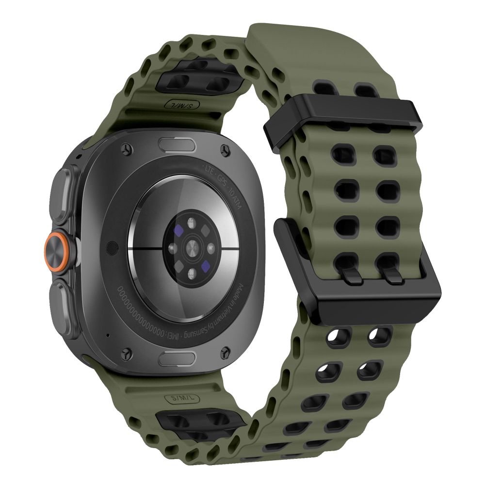 Dirželis Tech-Protect Iconband Pro Samsung Galaxy Watch Ultra 1 / 2 2024-2026 (47 mm), žalias/juodas