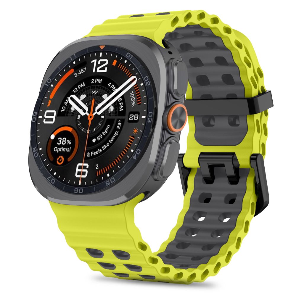 Dirželis Tech-Protect Iconband Pro Samsung Galaxy Watch Ultra 1 / 2 2024-2026 (47 mm), žalias-juodas