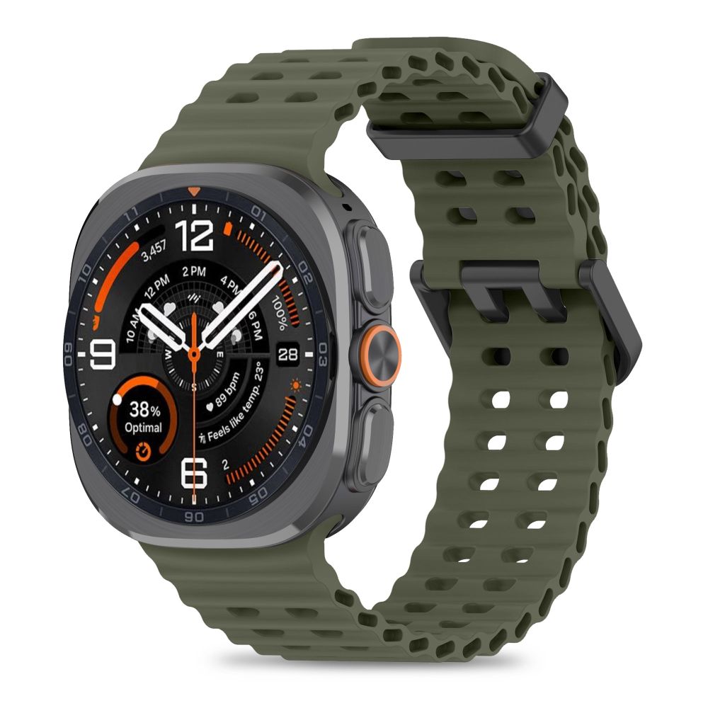 Dirželis Tech-Protect Iconband Pro Samsung Galaxy Watch Ultra 1 / 2 2024-2026 (47 mm), tamsiai žalias
