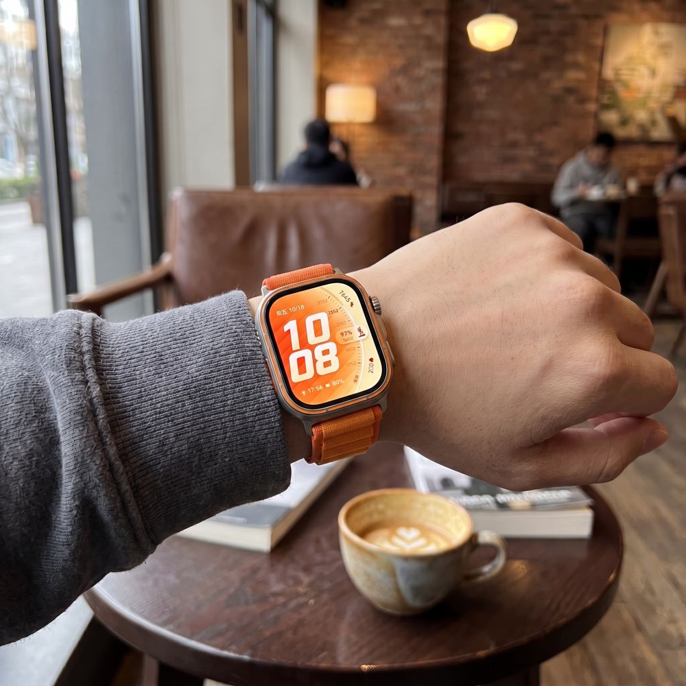Dirželis Tech-Protect Nylon Pro Huawei Watch FIT 3 / 4 / 4 Pro / 5 / 5 Pro, oranžinis