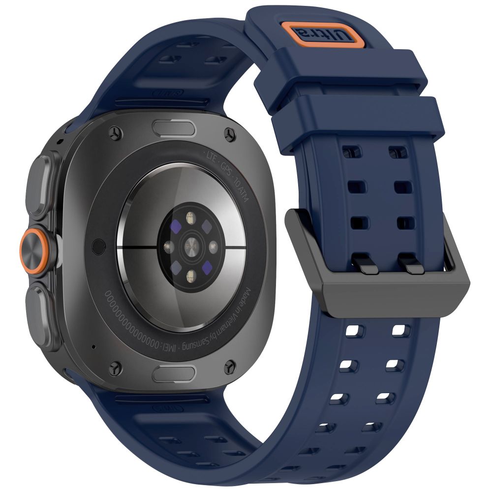 Dirželis Tech-Protect Silicone Air Samsung Galaxy Watch Ultra 1 / 2 2024-2026 (47 mm), tamsiai mėlynas