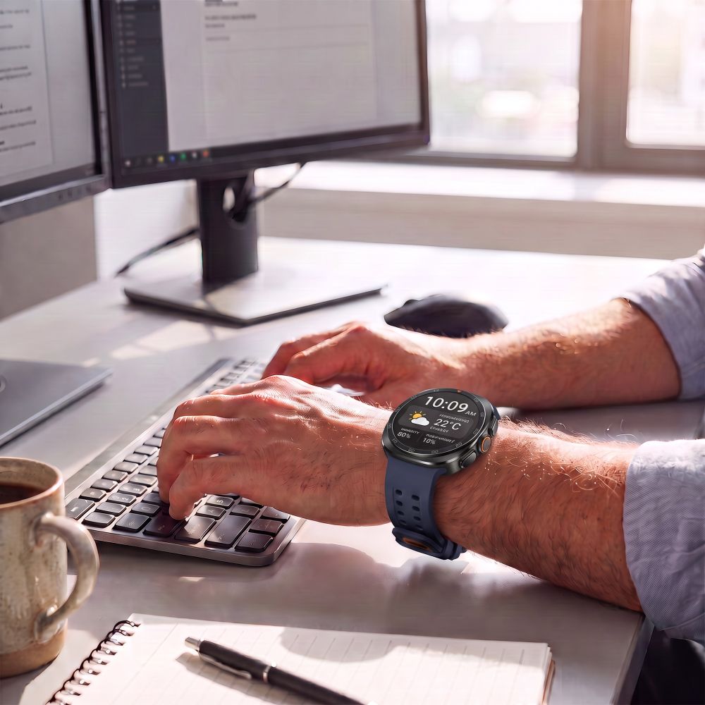 Dirželis Tech-Protect Silicone Air Samsung Galaxy Watch Ultra 1 / 2 2024-2026 (47 mm), tamsiai mėlynas