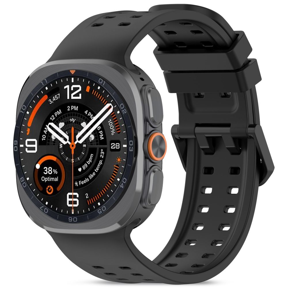 Dirželis Tech-Protect Silicone Air Samsung Galaxy Watch Ultra 1 / 2 2024-2026 (47 mm), juodas
