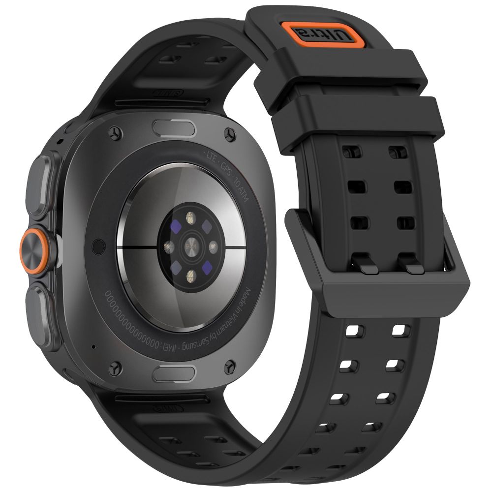 Dirželis Tech-Protect Silicone Air Samsung Galaxy Watch Ultra 1 / 2 2024-2026 (47 mm), juodas