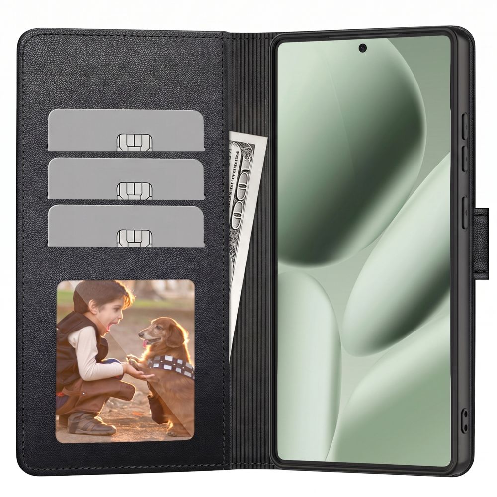Dėklas Tech-Protect Wallet Google Pixel 11 Pro XL, matinis juodas