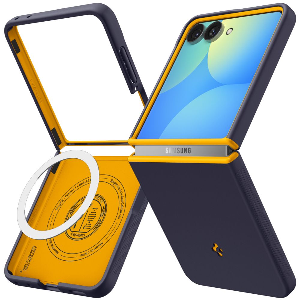 Dėklas Spigen Nano Pop MagSafe Galaxy Z Flip 8, tamsiai mėlynas