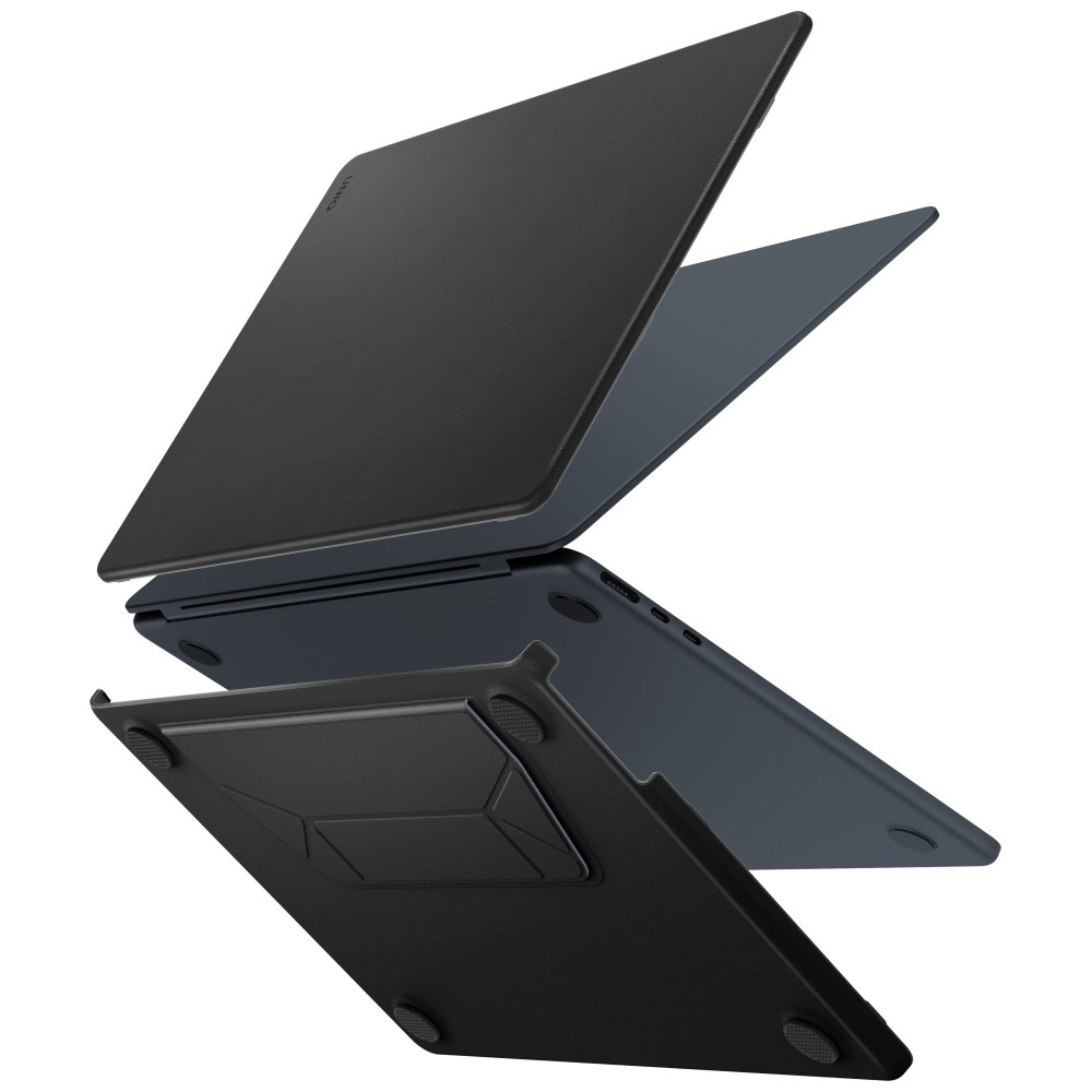 Uniq Lyden Versa dėklas MacBook Air 13" 2022 / 2024 / 2025 / 2026 - Juodas