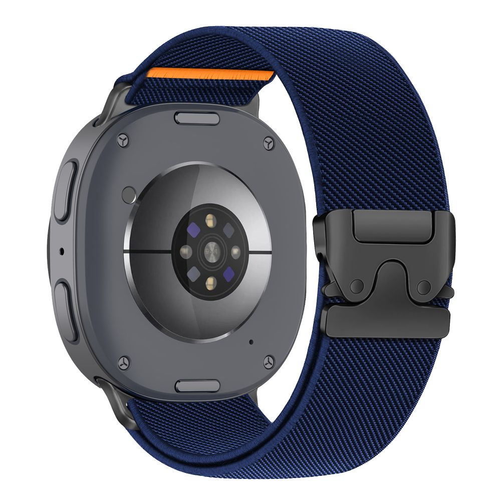 Dirželis Tech-Protect Nylon Clasp Samsung Galaxy Watch 8 / 9 / Classic (40 / 44 / 46 mm), tamsiai mėlynas