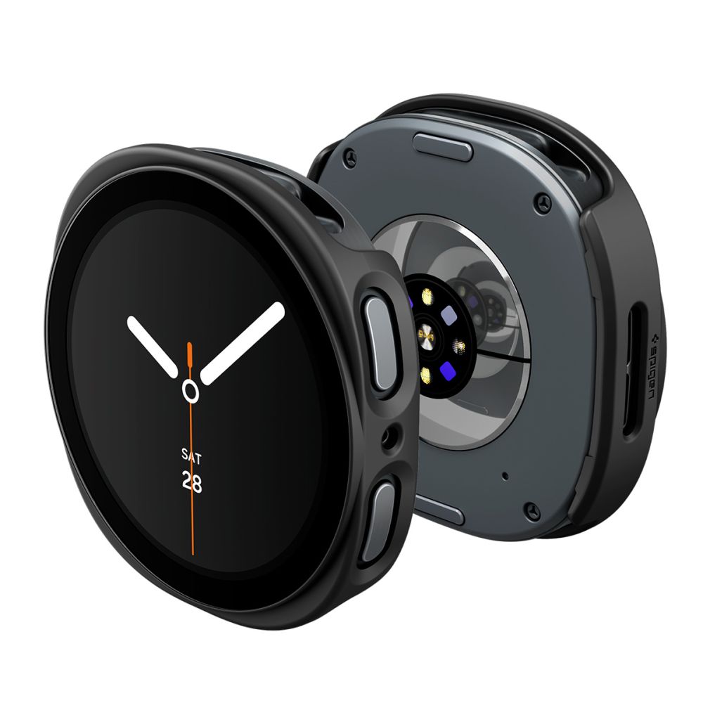 Dėklas Spigen Thin Fit 360 Samsung Galaxy Watch 8 / 9 (44 mm), juodas