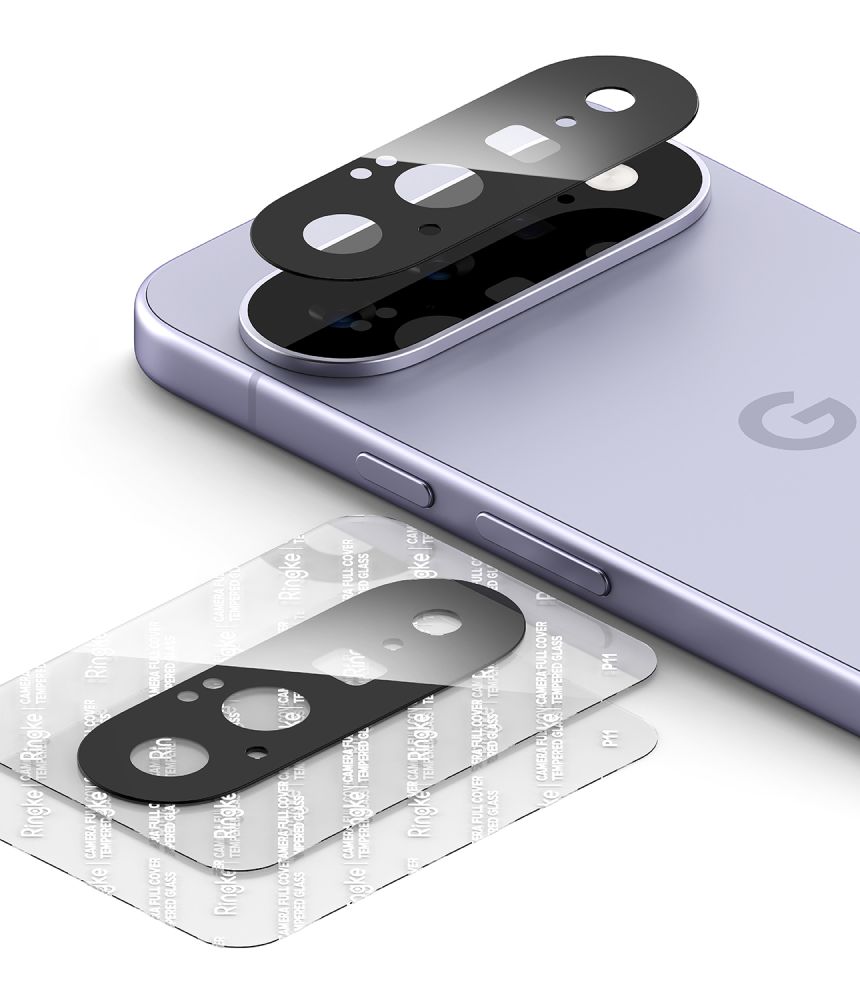 Kameros apsauginis stiklas Ringke Camera Full Cover Google Pixel 11, 2 vnt., juodas