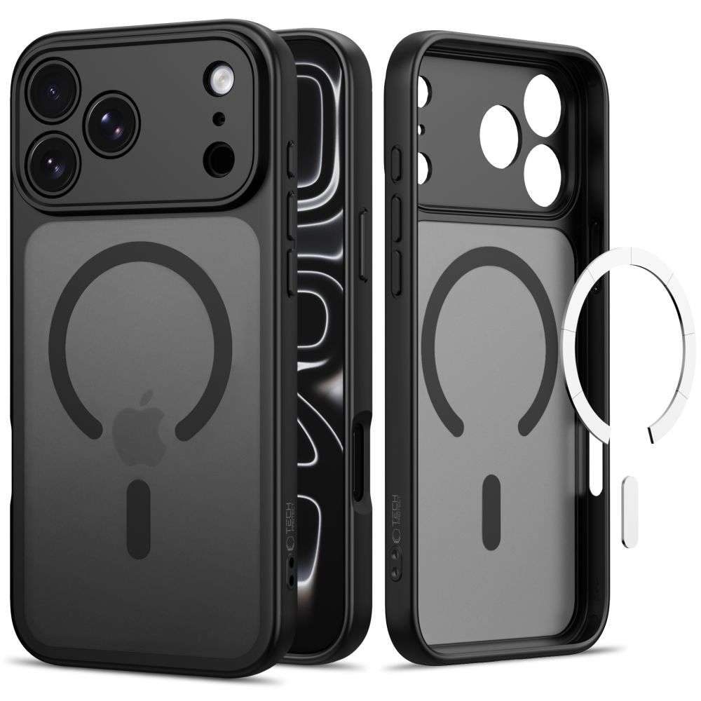 Dėklas Tech-Protect BasicMag MagSafe iPhone 17 Pro Max / 18 Pro Max, matinis juodas