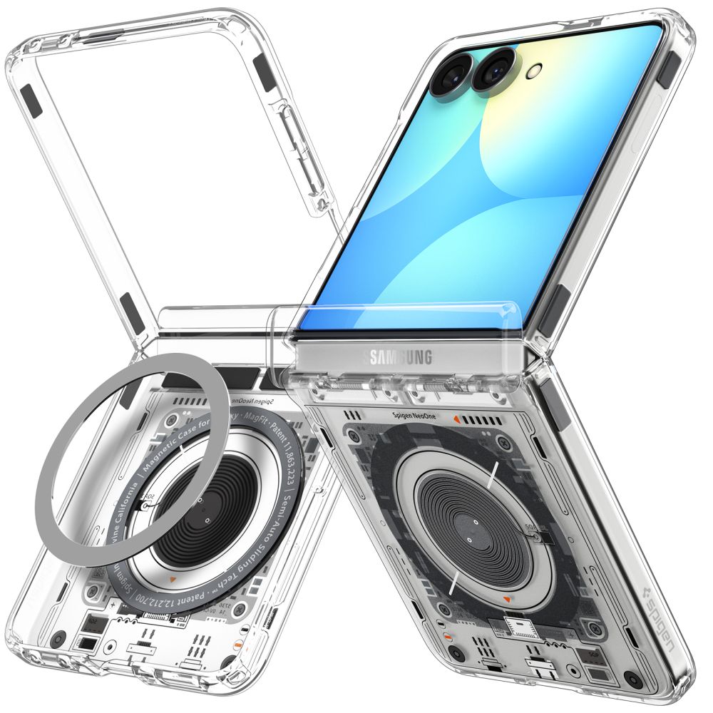 Dėklas Spigen Ultra Hybrid Pro MagFit Samsung Galaxy Z Flip 8, Neo One