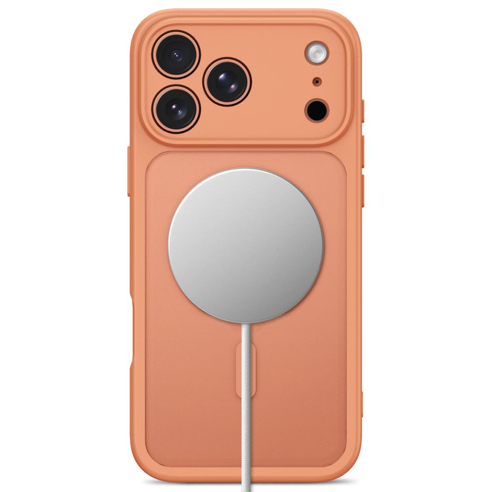 Dėklas Tech-Protect BasicMag MagSafe iPhone 17 Pro / 18 Pro, matinis kosminis oranžinis