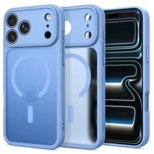 Dėklas Tech-Protect BasicMag MagSafe iPhone 17 Pro Max / 18 Pro Max, matinis šviesiai mėlynas