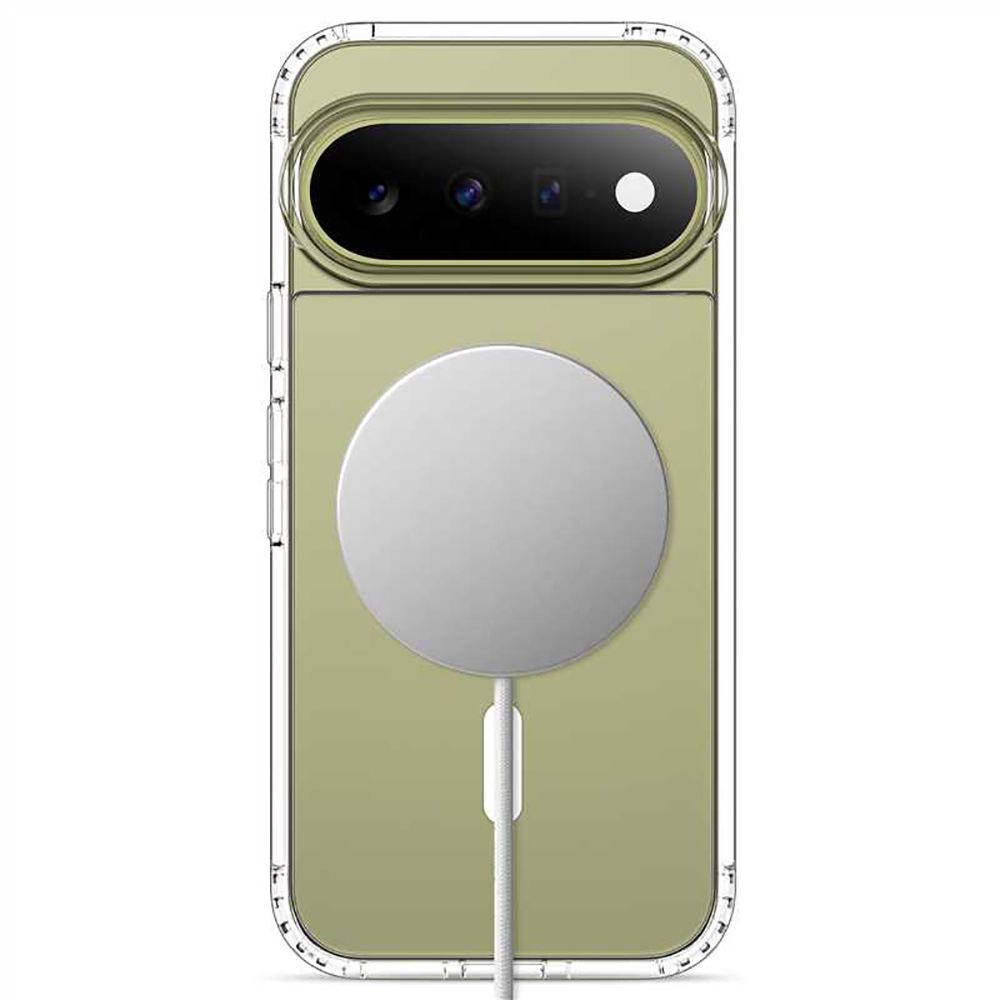 Dėklas Tech-Protect FlexAir Hybrid MagSafe Google Pixel 9 / 9 Pro / 10 / 10 Pro / 11 / 11 Pro, skaidrus