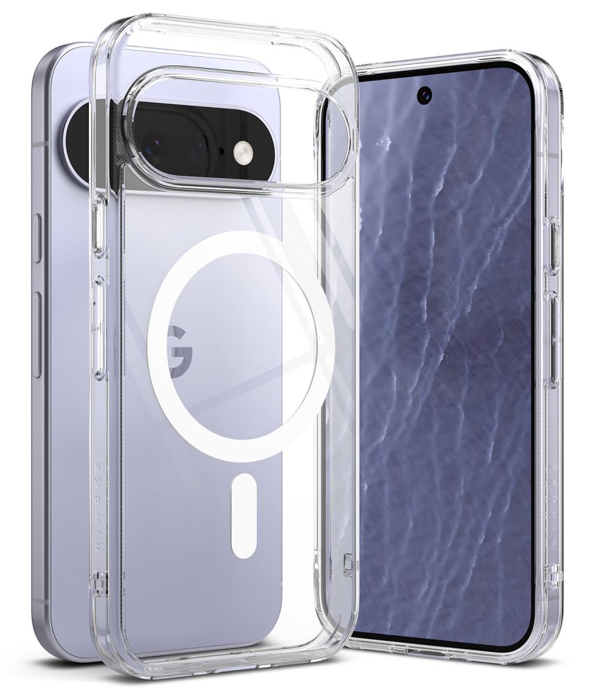Dėklas Ringke Fusion Magnetic MagSafe Google Pixel 11, skaidrus