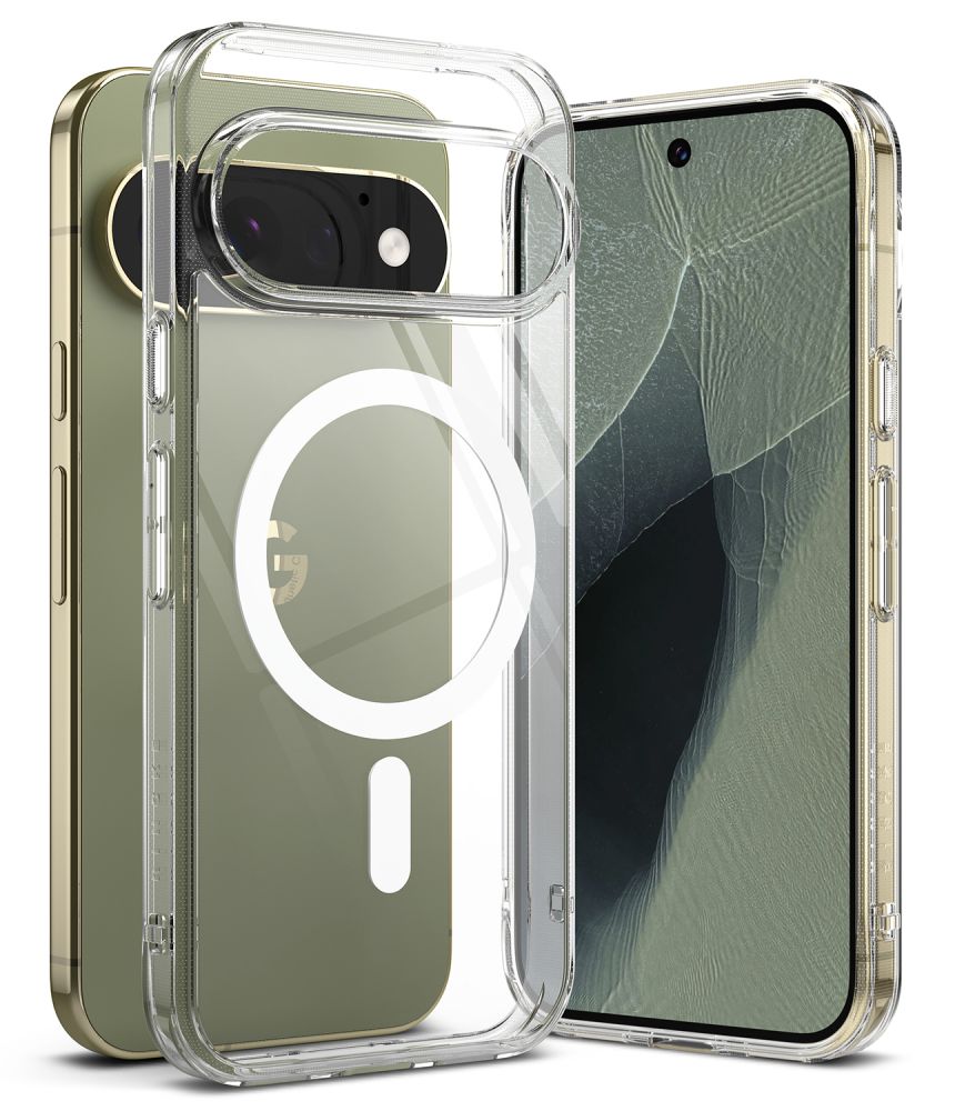 Dėklas Ringke Fusion Magnetic MagSafe Google Pixel 11 Pro, skaidrus
