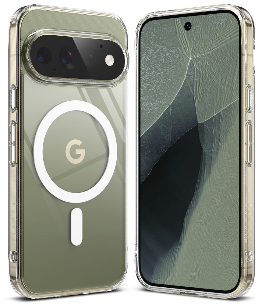 Dėklas Ringke Fusion Magnetic MagSafe Google Pixel 11 Pro, skaidrus