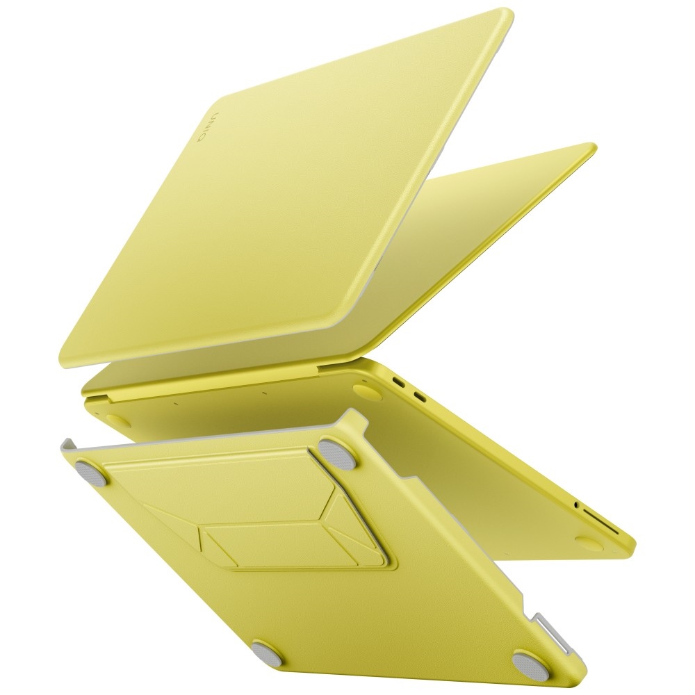 Uniq Lyden Versa dėklas MacBook Neo - geltonas