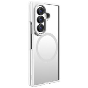 Uniq Veren AF Magclick krūvimo dėklas Samsung Galaxy Z Flip 8 - balta