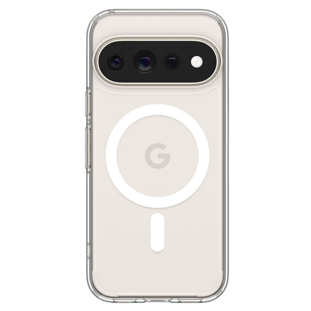 Dėklas Spigen Ultra Hybrid Mag MagSafe Google Pixel 11 Pro, skaidriai baltas