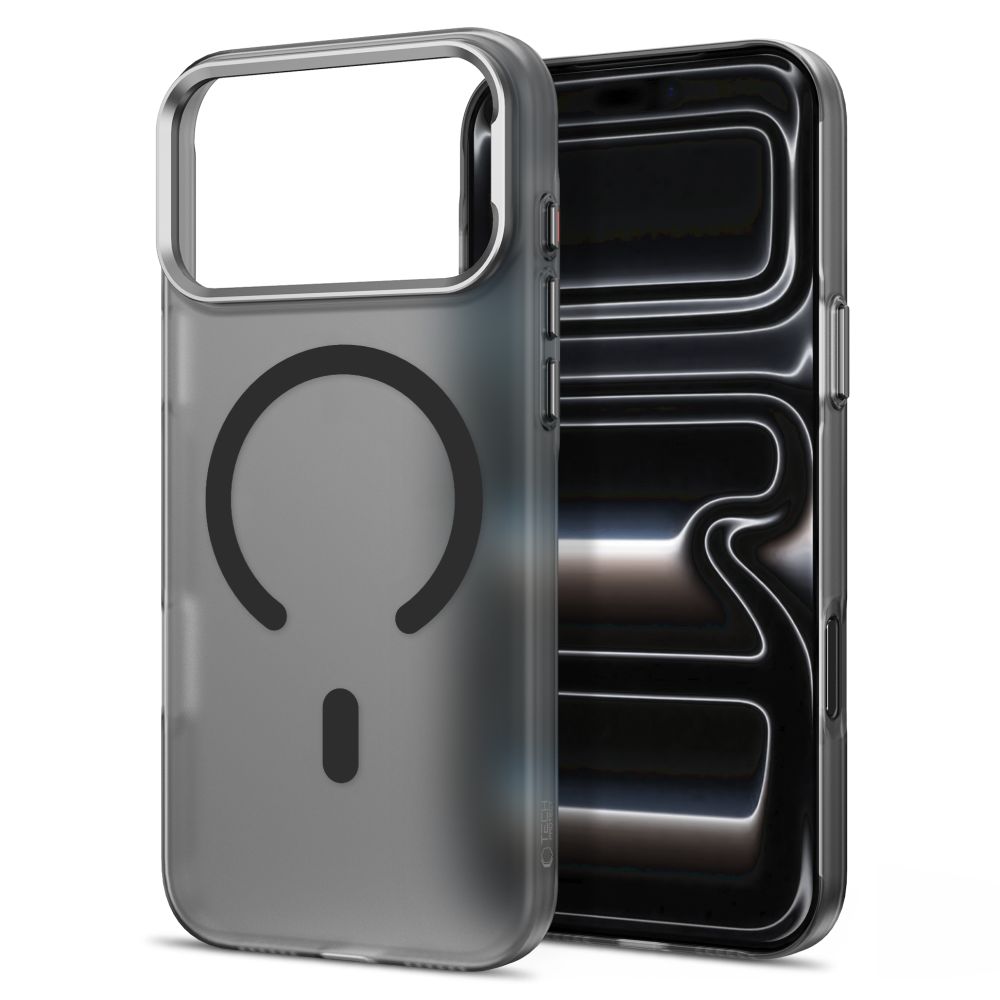 Dėklas Tech-Protect MagZero MagSafe iPhone 17 Pro / 18 Pro, matinis juodas