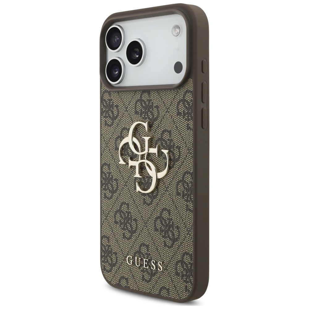 Guess 4G Big Logo dėklas skirtas iPhone 17 Pro / 18 Pro - Ruda